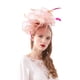 thumbnail image 4 of SAYOO Sombrero de mujer elegante tela de malla plegada con flores adornadas con cornisa ancha SAYOO  moda, 4 of 7
