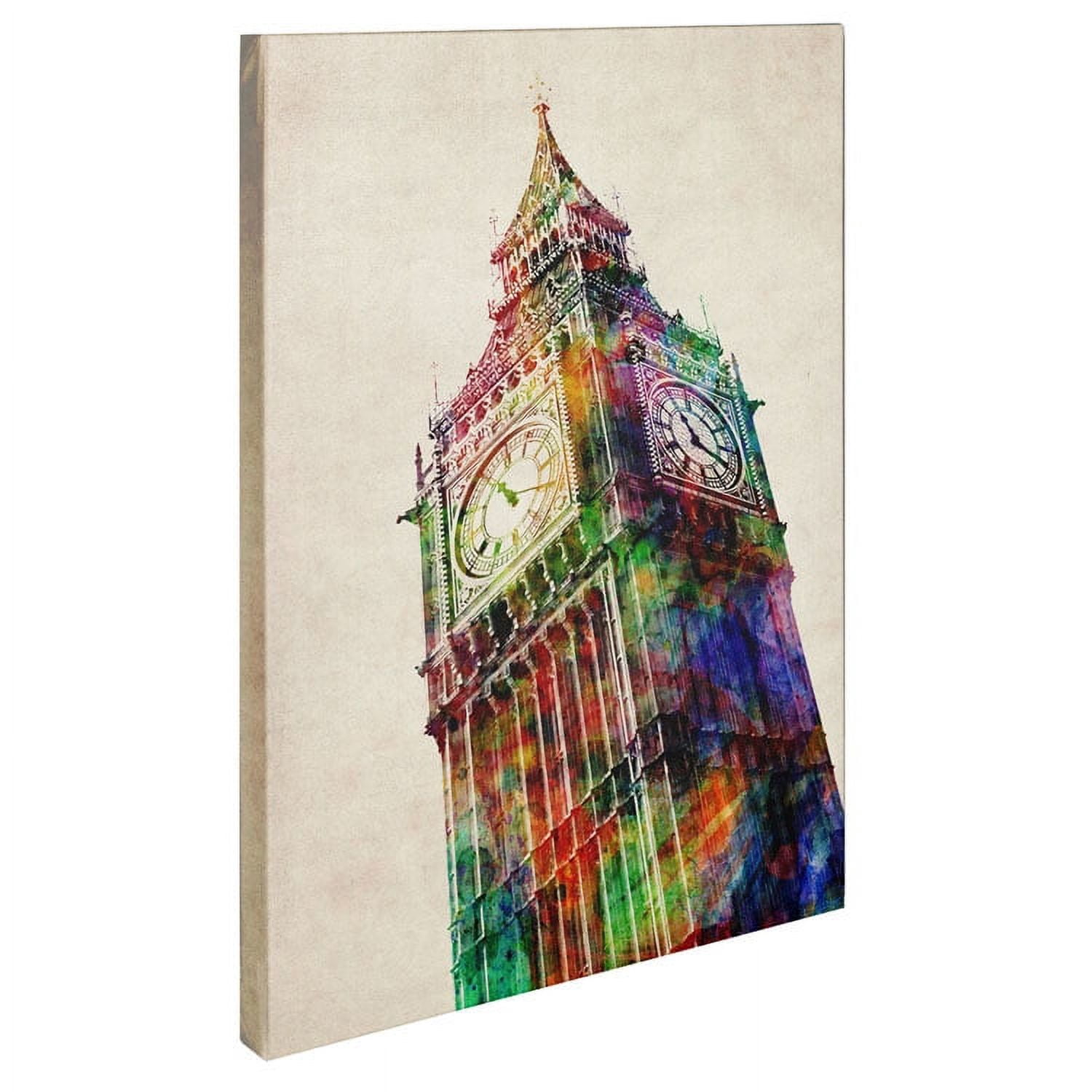 Trademark Art 'Big Ben' Canvas Art by Michael Tompsett