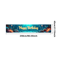 thumbnail image 7 of Underwater Themed Happy Birthday Backdrop Banner with Colorful Fish and Coral Elements Party Supplies Photography Props Birthday Decoration Birthday Party Decorations, 7 of 7