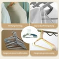 thumbnail image 4 of WNEXOPE Premium 10-Pack Clothes Hangers with Non-Slip Shoulders and 360-Degree Swivel Hook - Strong and Space-Saving Household Hangers for Various Clothing Types, 4 of 6