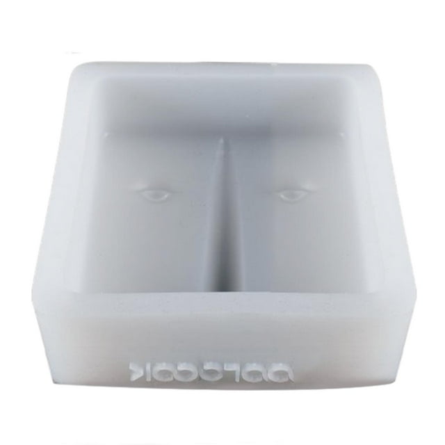 Molde abstracto para velas con forma de rostro, ideal para decoración del hogar, fabricación de velas, fundición de resina y epoxi. Cuadrado