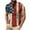 Multicolor, variant on WAENQINLA 4th of July Mens Casual Henley Shirts Big and Tall V Neck Short Sleeve Summer T Shirts USA Flag Print Patriotic Tops
