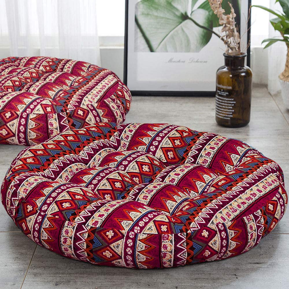 set of 2 replacement outdoor furniture cushions meditation mandala 