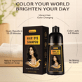 thumbnail image 2 of Hair Dye Shampoo Blonde Brown, 3 in 1 Long-Lasting Hair Coloring Shampoo with Herbal Ingredients, Instant Magic Hair Dye with Hair Masks, Easy Application Shampoo Para Canas for Women Men 16.9 Fl Oz, 2 of 8