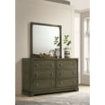 thumbnail image 2 of Gran Park 6-drawer Dresser and Mirror Dark Cocoa, 2 of 13