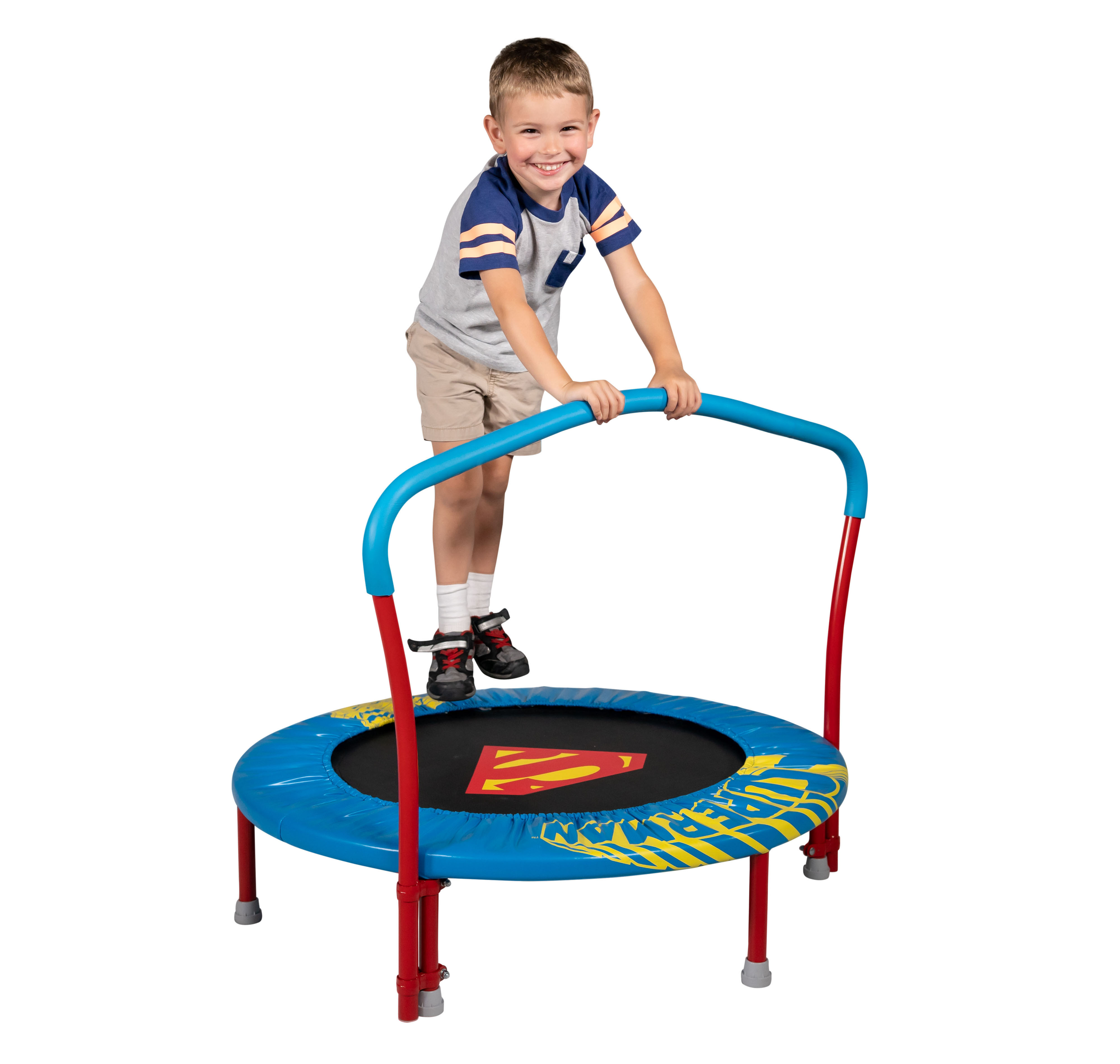 My First Superman 36-Inch Trampoline, with Handlebar - image 4 of 6