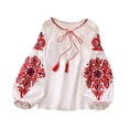 thumbnail image 2 of Blusas bordadas mexicanas Strade Fareast Limited para mujer bohemia, 2 of 8