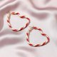thumbnail image 4 of Highly fashionable geometric earrings, long style, unique and personalized alloy stud earrings, jewelry dropshipping Couple jewelry Valentine's Day gift, 4 of 5