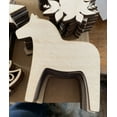 thumbnail image 6 of Unfinished Wood Dala Horse Shape - Animal - Craft - up to 46" DIY 46" / 3/4", 6 of 6