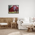 thumbnail image 2 of Country Farm Meadow Americana Town & City Graphic Art Luster Gray Framed Art Print Wall Art, 2 of 6