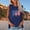 Blue womens 4th of july tank tops, variant on Wycnly Womens 4th of July Tank Tops Comfy Loose Fit Patriotic Independence Day Shirts Vest Summer Fashion Popsicle Flag Print Round Neck Sleeveless Blouse Blue xl