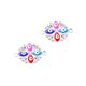 thumbnail image 3 of Jumpingount 10 piezas de amuleto de ojo de color, conector de agujero, dijes de joyería, colgante colgante para manualidades, collar de mujer, pulseras, Ropa, zapatos y accesorios Miscelánea Jumpingount AP010913-00B, 3 of 6