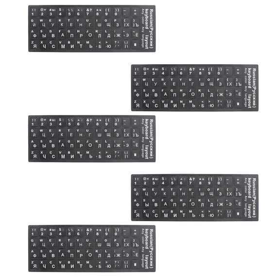 5 Sheets Keyboard for Laptop Stickers Modification Customization