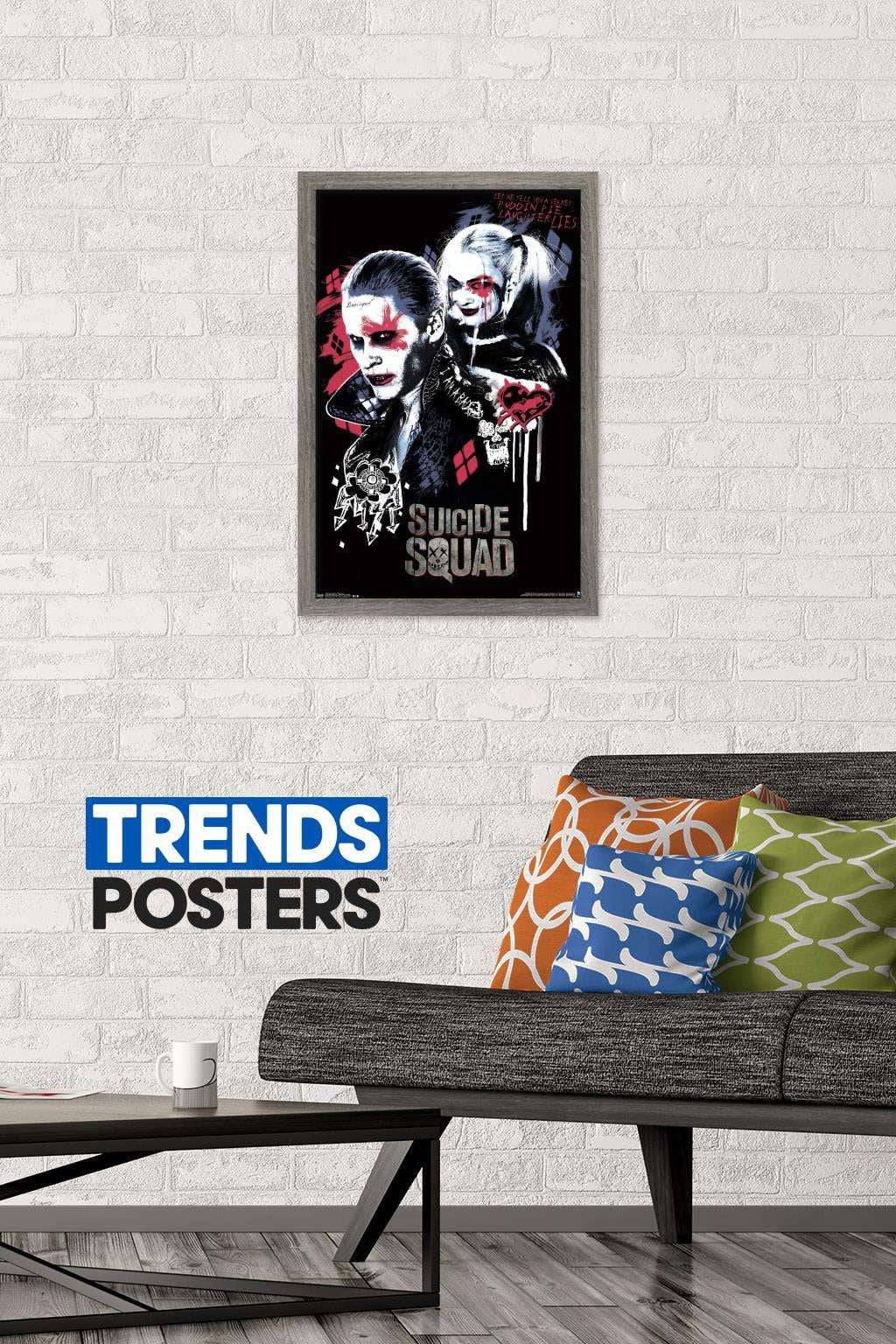 DC Comics Movie - Suicide Squad - Twisted Love Wall Poster, 14.725" x 22.375", Framed