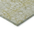 thumbnail image 4 of Addison Rugs Chantille Indoor/Outdoor Transitional Damask Gold Washable Rectangle Rug, 3' x 5', 4 of 6