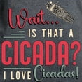 thumbnail image 3 of CafePress - Cicadas Wait Is That A Cicada Entomologist Insects Women's Value T Shirt - Women's Traditional Fit Dark T-Shirt, 3 of 4