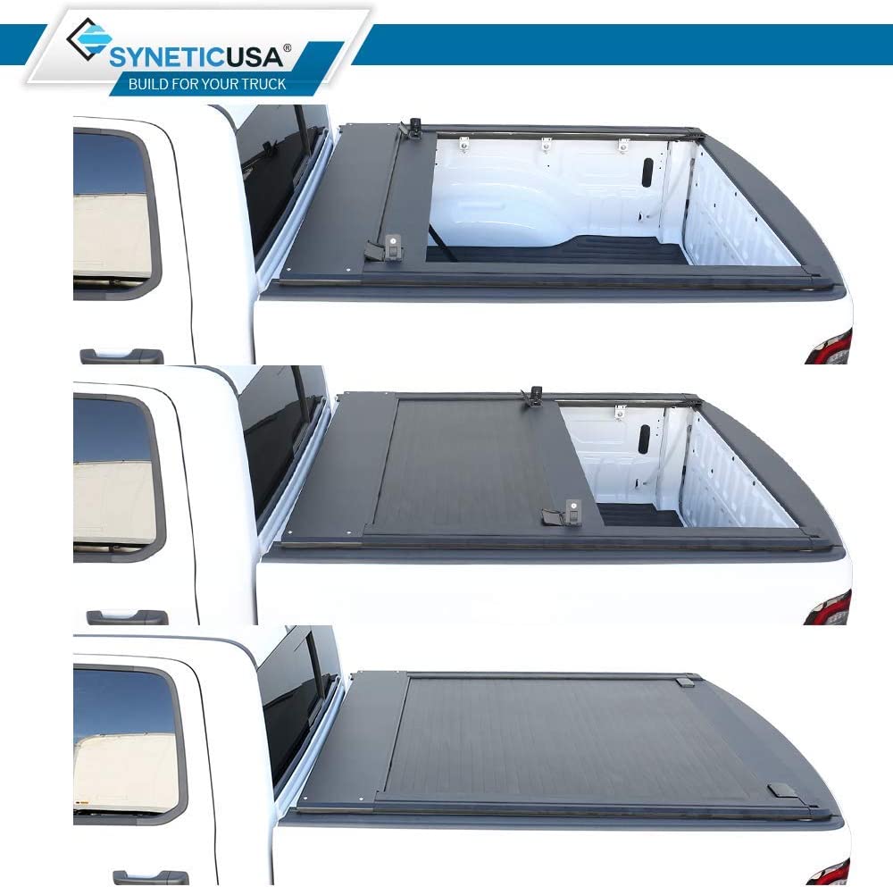 Syneticusa Retractable Hard Tonneau Cover Fits 2007-2021 Toyota Tundra 5'6