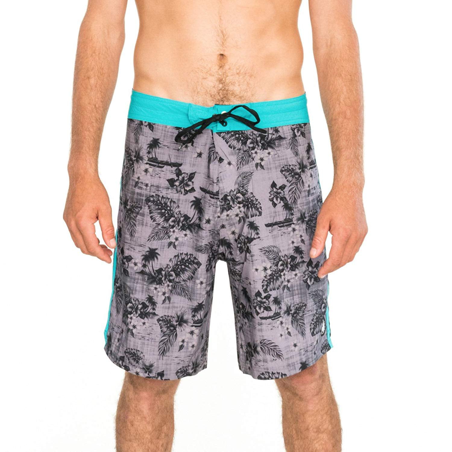 Body Glove Men's Vapor Outrigger Boardshorts Charcoal Swimsuit Bottoms ...