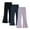 A-3PCS, variant on 3 Pack Girls Flare Leggings Soft Stretch Spandex High Waisted Yoga Casual Bell Bottom Bootcut Pants (8 Years, Black/Pink/Purple)