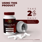 (3 Pack) Maxidure – Original Maxidure Capsules with a Natural Daily Blend for Wellness |Clean, Gentle, Easy-to-Swallow Pills (180 Capsules)