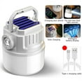 thumbnail image 2 of TIELUTT 1 PCS Camping Light Solar Flashlight Mobile Phone Charging USB Rechargeable LED Camping Light Foldable Portable Lights for A Tent Battery Fans Flashlights for Kids Emergency Light Emergency L, 2 of 8