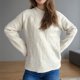 thumbnail image 4 of Suéter de cuello redondo para mujer, moda otoño invierno, tejido, suelto, manga larga, blusa, suéter de cuello redondo, suéter para mujer, 4 of 5