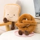 thumbnail image 5 of Lindo pan tostado de peluche, pretzel, croissant, baguette, juguete de peluche, pan, muñeca suave, juguetes de consuelo para niños, regalo de cumpleaños, 5 of 5