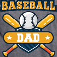 thumbnail image 3 of CafePress - Baseball Dad T Shirt - Mens Tri-blend T-Shirt, 3 of 4