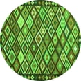 thumbnail image 1 of Ahgly Company Indoor Round Oriental Green Traditional Area Rugs, 8' Round, 1 of 1