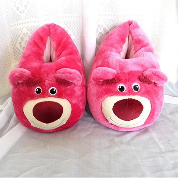 Zapatillas de algodón cálidas JanHm para dormitorio en casa para niñas lindas de dibujos animados