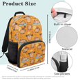 thumbnail image 7 of Pzuqiu Breathable Kids Backpack Lightweight Large Capacity 17 Inch Cute Capybara Print School Bag for Students Ages 6-18 Preschool Elementary Middle High School Back to School Use, 7 of 7