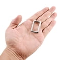 thumbnail image 5 of Unique Bargains 31x15mm Rectangle Buckles Zinc Alloy Silver Tone 8Pack, 5 of 5