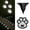 White, variant on 4 Pack Solar LED Dog Paws Lights for Lawns Pathways Outdoor