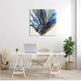 thumbnail image 2 of Stupell Industries Abstract Coral Burst Nautical Blue Brown Expression Abstract Painting Gallery Wrapped Canvas Print Wall Art, 30 x 30, 2 of 6