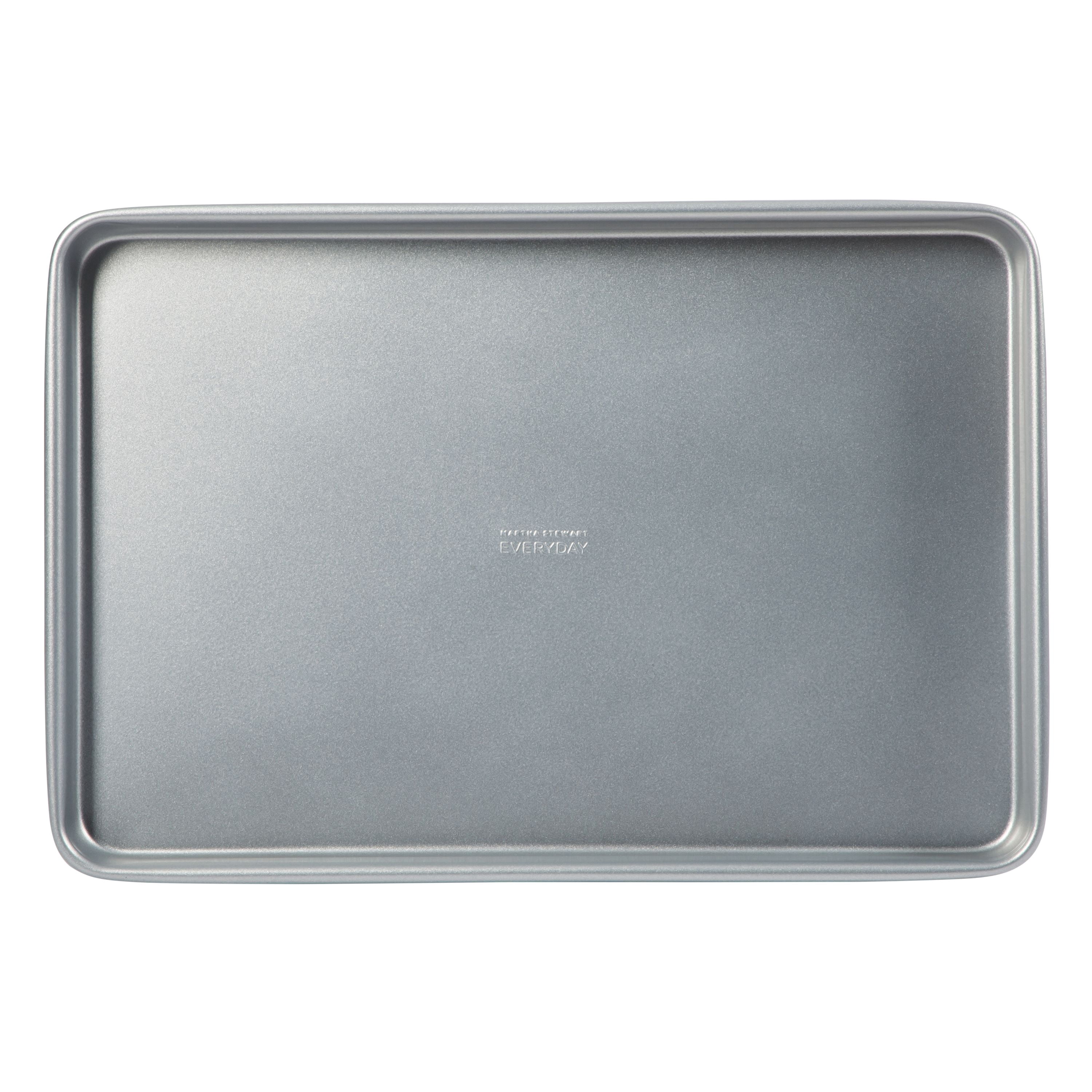 Martha Stewart Everyday 5-Piece Carbon Steel Nonstick Bakeware Set, Silver