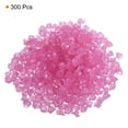 thumbnail image 3 of Uxcell 300 Paquete de Rocas Brillantes 8-10mm Piedras Brillantes en la Oscuridad Decoración DIY Decorativas Rosa Claro, 3 of 7