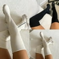 thumbnail image 3 of Oyedens Platform Thigh High Boots for Women Winter Fall Stretchy Slip on Sock Over The Knee Long Boots, 3 of 4
