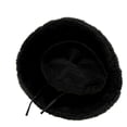 thumbnail image 5 of DJN New St. Patrick's Day Clover Print Plush Fisherman Hat Shamrock Fleece Beanie Fashion Soft Winter Hat Black One Size, 5 of 9