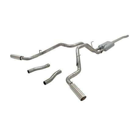 Ram Stainless Steel Dual Exhaust System - Flowmaster F13-817699 American Thunder Stainless Steel Dual Cat-Back Exhaust System