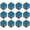 bleu, variante sur MasteelfCA 12 Pcs Bâton de Queue Poudre d'Essuyage Queue de Table de Billard Craie Accessoires de Jeu de Billard