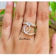 thumbnail image 6 of LD DESIGNS Knot Design Adjustable 925 Sterling Silver Band Ring – Handmade Thumb & Statement Ring for Women, Bridesmaid Gift, Gift for Her, 6 of 9