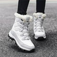 thumbnail image 4 of YOURDIARY Womens Winter Snow Boots Waterproof Anti-Slip Ankle-High Booties Faux Fur Lining, 4 of 8