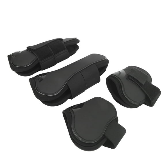 CHICIRIS Horse Leg Protector,4 PCS Horse Tendon Boots Adjustable Front and Hind Horse Leg Boots for Horse Exercise Training and Jumping,Horse Hoof Protective Boots