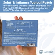 NUTRI-PATCH Inflam Topical Vitamin Patches, Physician Formulated, 30 Count