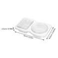 thumbnail image 3 of HLONK 40 Pcs Contenants de Stockage Alimentaire à Double Compartiment 140ml Réutilisables pour Collations et Condiments avec Couvercles Étanches Boîtes Empilables pour Préparation de Repas pour Enfants Organisation de Cuisine Déjeuner, 3 of 9