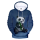thumbnail image 3 of Sudadera con capucha con estampado 3D de panda de dibujos animados para otoño e invierno, sudadera con capucha para hombre, sudadera de calle, ropa de hombre de gran tamaño, 3 of 5
