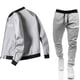 thumbnail image 2 of Conjunto de chaqueta informal con cremallera para hombre, de color sólido chaqueta cómoda, moda popular, primavera y otoño, nuevo, 2024, 2 of 5