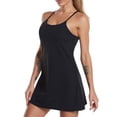 thumbnail image 4 of Women's Tennis Dresses, Golf Sports Dresses Built-In Bra And Shorts Pockets Sleeveless Sports Dresses,Solid Tennis Dress for Womens Workout Mini Dress, 4 of 9