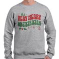 thumbnail image 2 of Very Merry Obstetrician Sweatshirt Unisex 4X-Large Grey, 2 of 5