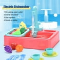 thumbnail image 3 of Kitchen Sink Toys Electric Dishwasher Playing Toy Automatic Water Cycle System. E9X5, 3 of 8